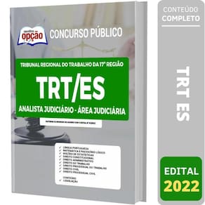 Apostila Trt Es - Analista Judiciário - Área Judiciária