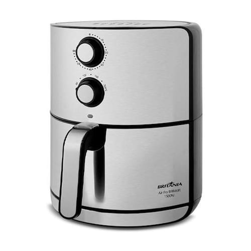 imagem-Fritadeira Air Fryer Britânia Bfr46Pi 4,6L Analógico 1500W