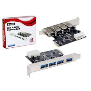 Placa Pci Express Com 4 Portas USB 3.0 Lotus Homologação: 153032012961