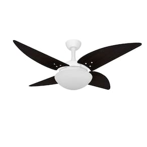 Ventilador Teto Turbo Potente Sala 4 Pás Tabaco Ventax 220V