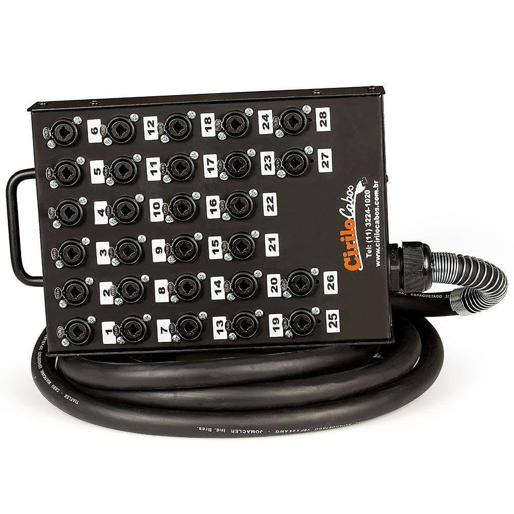 Medusa 48 Vias Com Conectores Combo - 50 Mt