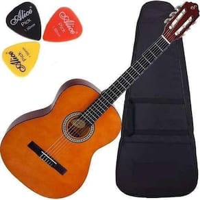 Kit Violão Giannini Acústico Corda Nylon S14 Natural Capa