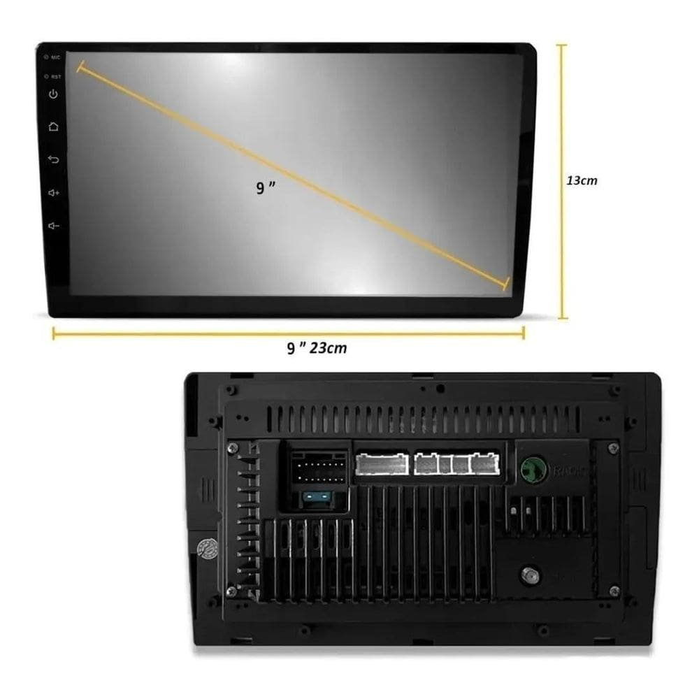 Central Multimídia Automotivo 9 Polegadas Slin 2 Din Android