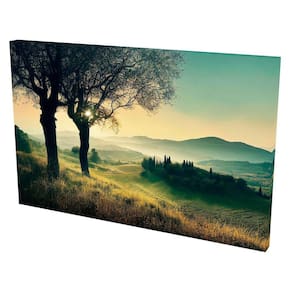 Quadro Decorativo Tela Borda Infinita Vale Toscana