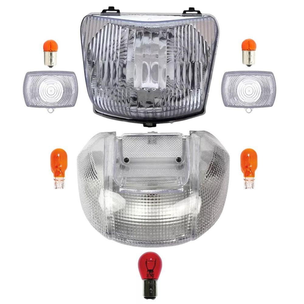 Bloco Optico + Lente Pisca + Lanterna Cristal Pop 100 07..15