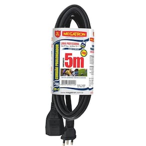 Cordao Prolongador Pp 3X2,50X5,00Mt 2P+T 20A/250V Pt Megatr