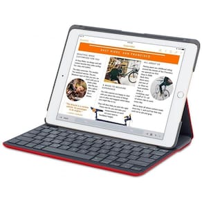 Capa Canvas Logitech Com Teclado Para i P a d A i r 2 Vermelho - 920-007273