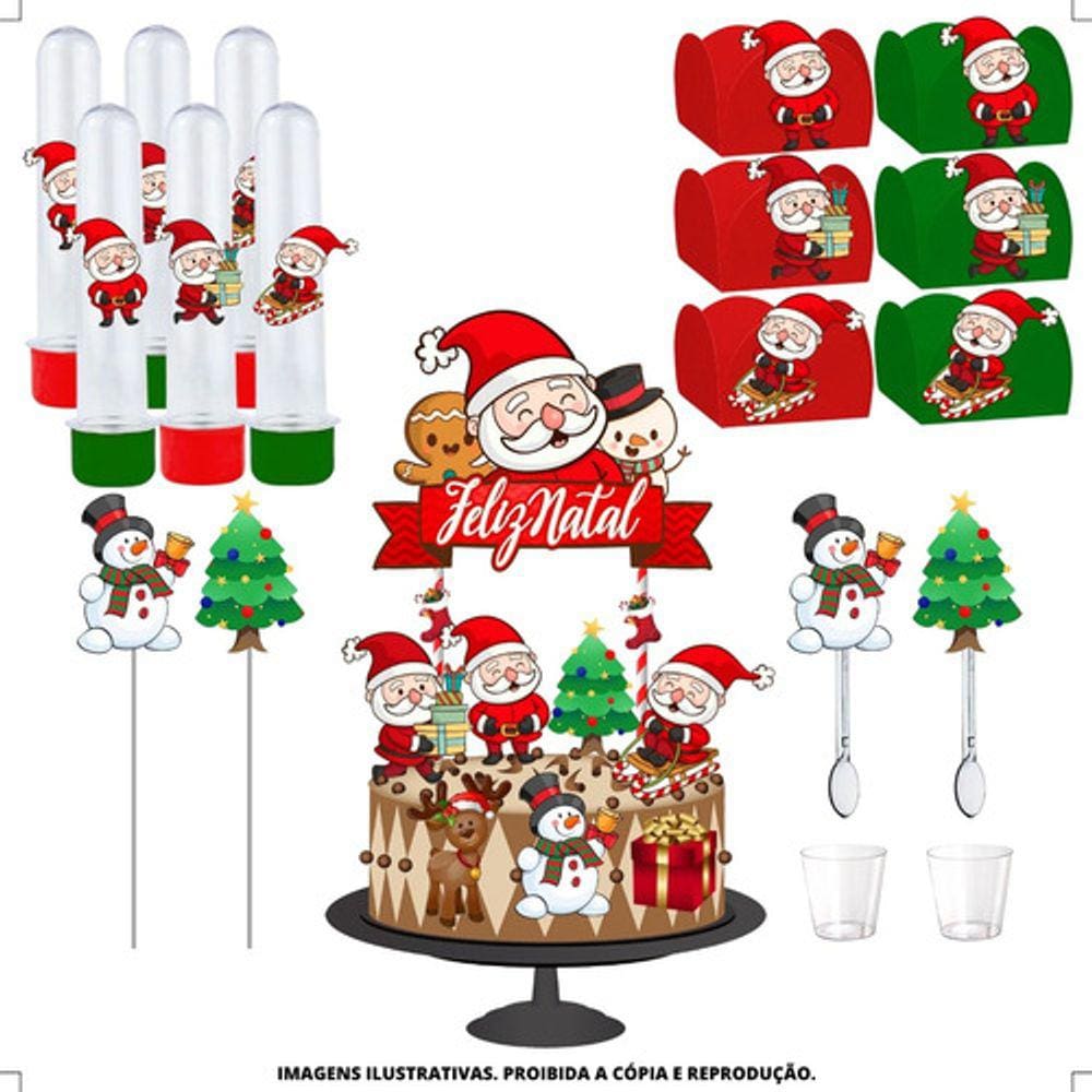 Kit Festa #kf Natal Forminha Tubete Topper