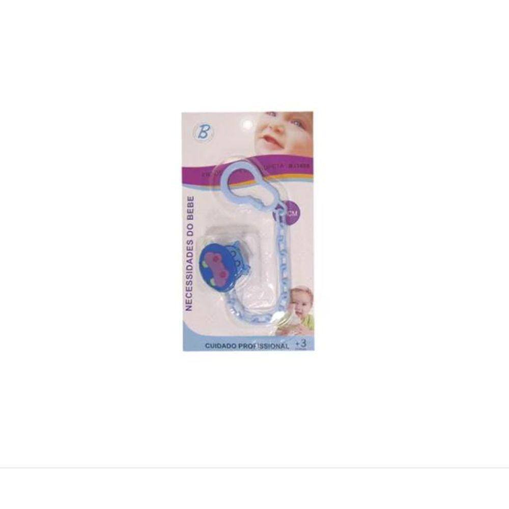 Naninha Para Bebe Bichinhos Com Porta Chupeta Pelúcia (Nuvem Azul)