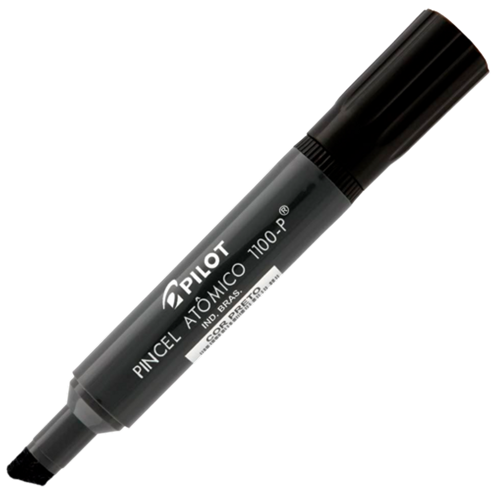 Marcador Permanente Pincel atômico 1100-P Preto Pilot