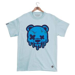 Camiseta Máfia club Gola Redonda Estampa URSO XX 2 Streetwear fio 30.1 Penteado.