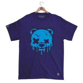 Camiseta Máfia club Gola Redonda Estampa URSO XX 2 Streetwear fio 30.1 Penteado.