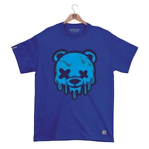 Camiseta Máfia club Gola Redonda Estampa URSO XX 2 Streetwear fio 30.1 Penteado.