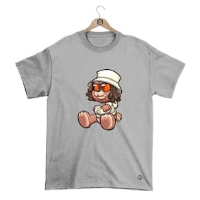 Camiseta Mafiaclub Gola Redonda Estampa DOG Streetwear fio 30.1 Penteado