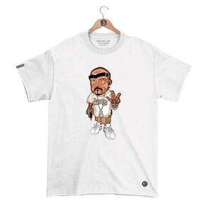 Camiseta Mafiaclub Gola Redonda Estampa TATUADOR Streetwear fio 30.1 Penteado