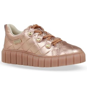 Tenis Bottero em Couro Casual Metalizado Roma 343203