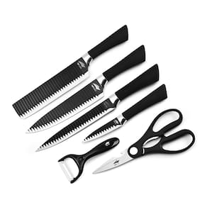 Conjunto de Facas Chef Antiaderente Cortes Precisos 6 Peças
