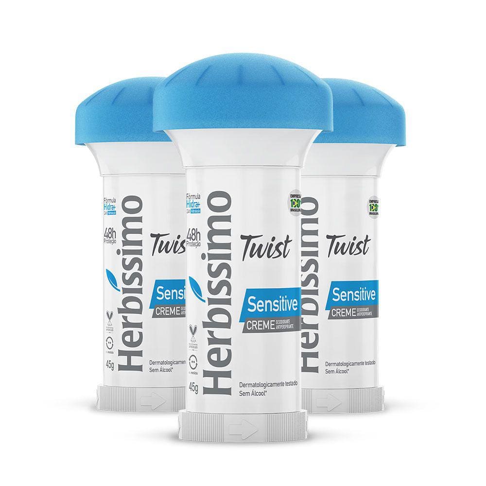 Desodorante Twist Antitranspirante Sensitive Herbissimo 45G Copy