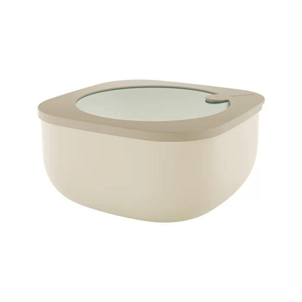 Tigela cubo hermético com tampa Ø19,5 - Cor Argila - STORE&MORE - Guzzini
