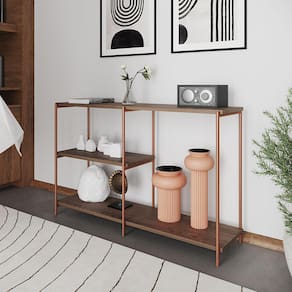 Aparador Industrial Artesania Cobre e Imbuia 120cm