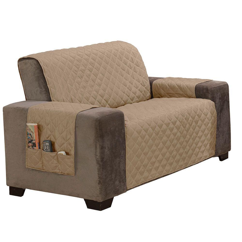 Protetor De Sofá Matelado Classic 4 Lugares Padrão Com Bolso