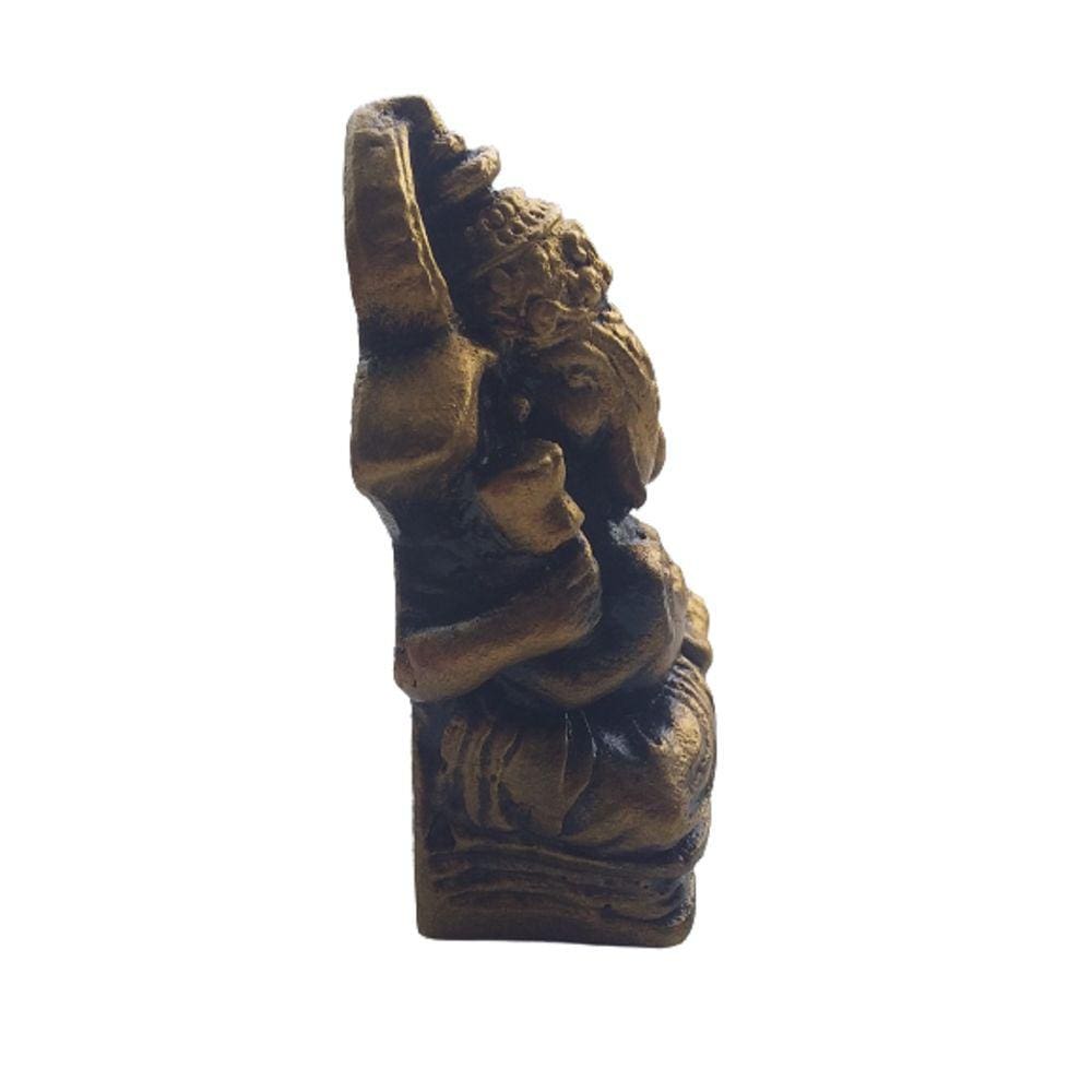 Estátua Ganesha Dourada