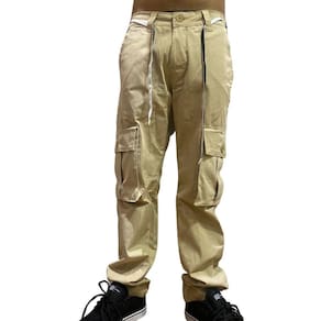 Calça Hocks Skate Cargo Sarja Central 23665 Bege