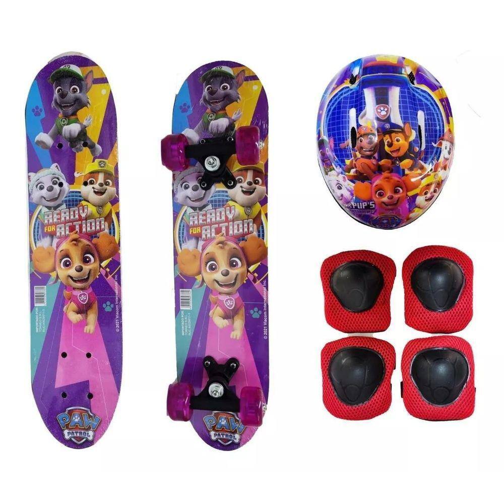 Skate Infantil Com Kit Proteção - 99 Toysfaça