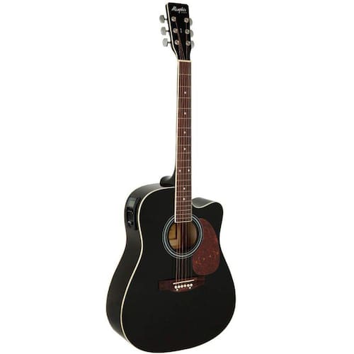 Violao Eletroacustico FOLK ACO MD18 Preto Memphis BY Tagima