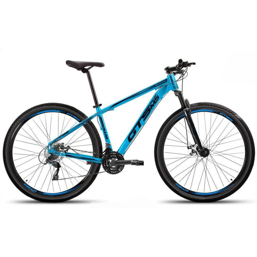 Bicicleta Gts Pro M5 Intense Aro 29 Susp. Dianteira 24 Marchas - Azul