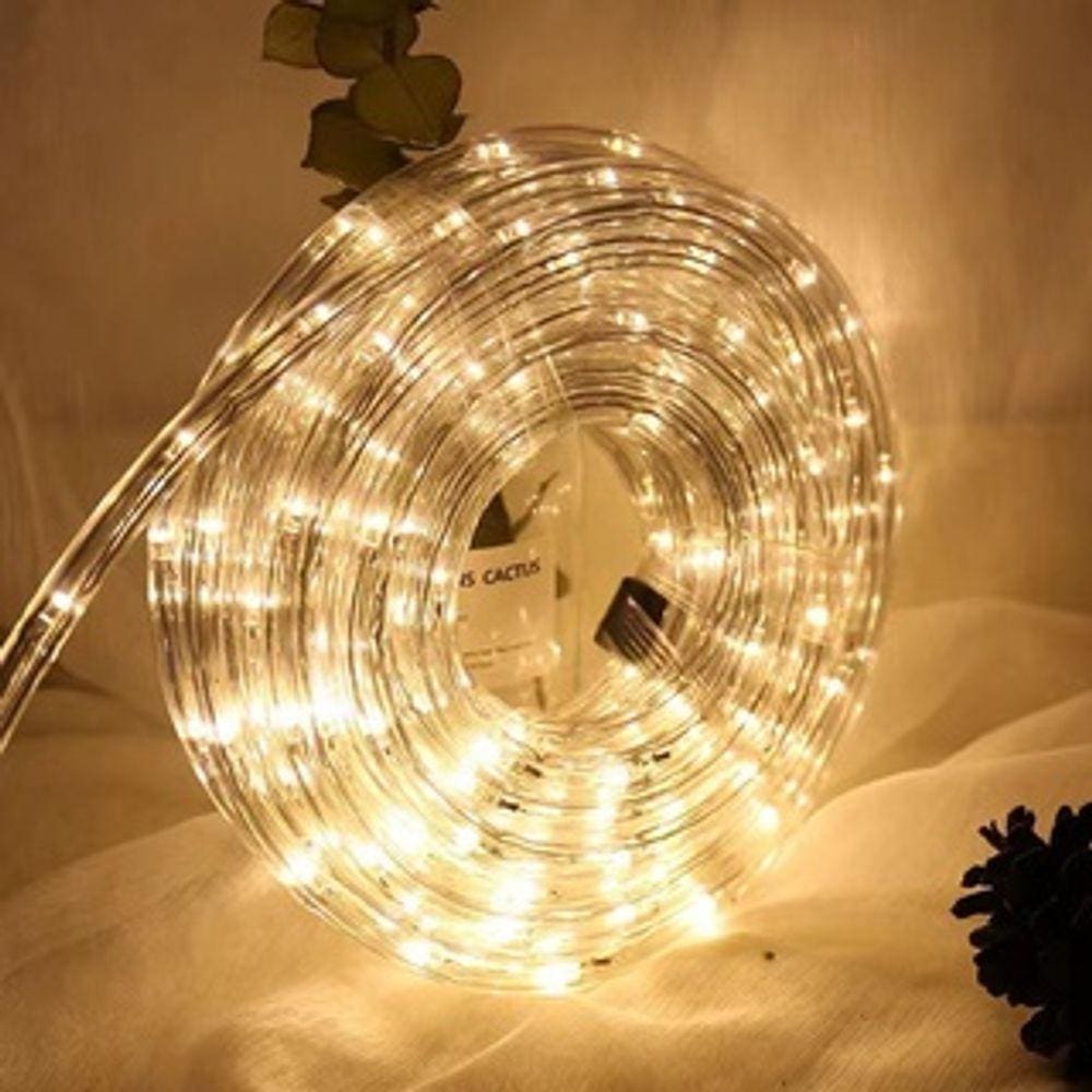 Mangueira Led 12mm 30led P/m 220v Rolo C/60m Am Âmb C/plug