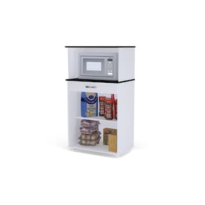 Balcão de Cozinha Flex Para Microondas Carina com 2 Portas