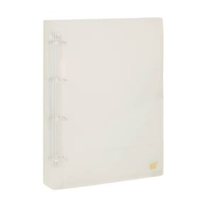 Fichário Ofício Para Arquivo 4 Argolas Transparente Cristal
