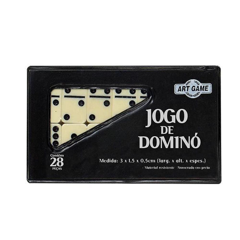 JOGO DOMINO C/28 PCS ART GAME UN - Farmanutri Popular