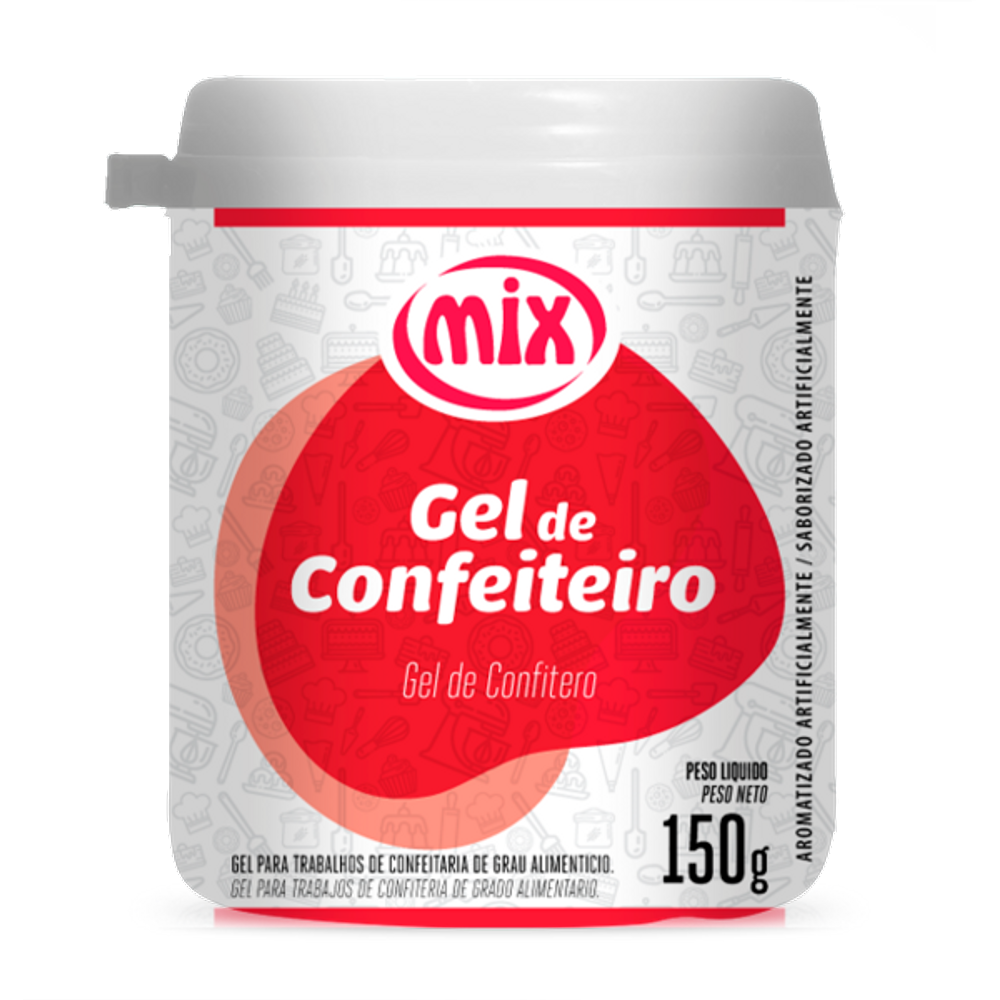 Gel De Confeiteiro Incolor 150g Mix