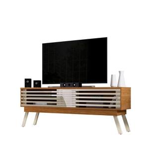 Rack Paraná 1.8 Tv Até 75 Naturale Off White Qualé Qualé
