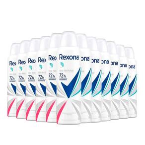 Kit Desodorante Aerosol Rexona Sem Perfume 150ml - 12 Unidades