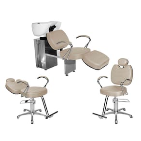 Kit Salão Topázio 1 Fixa + 1 Recl Base Estrela + Lavatório C/Ap BrancoPér