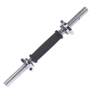 Barra Reta 40cm Emborrachada 2 Porcas Estrela 25mm - LiveUp