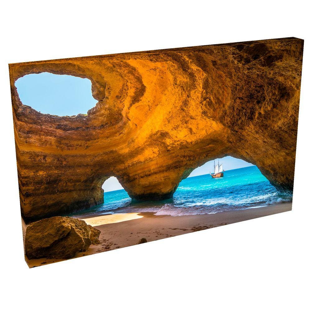 Quadro Decorativo em Tela com Borda Infinita Algarve