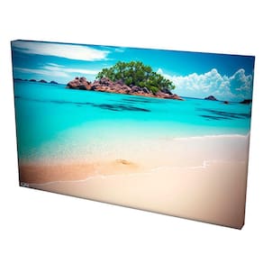Quadro Decorativo em Tela com Borda Infinita Pequena Ilha