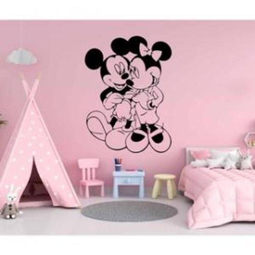 Adesivo De Parede Minnie E Mickey