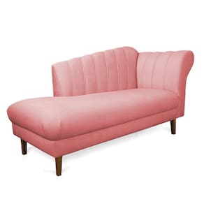 Divã Recife Suede 165 cm Pés Chanfrado Castanho - D`Rossi