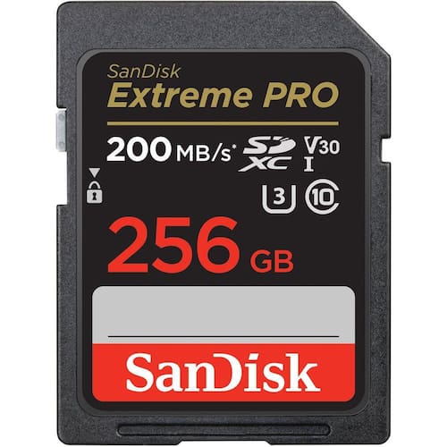 imagem-Cartão SDXC SanDisk Extreme PRO 256GB - 200MB/s