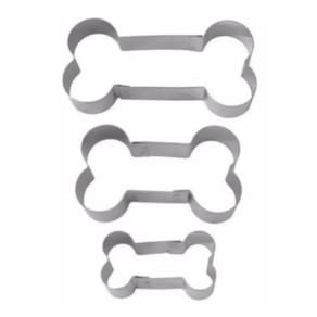 Cortador Modelo Osso 30 Peças Inox - Para Pasta Americana, Biscoito