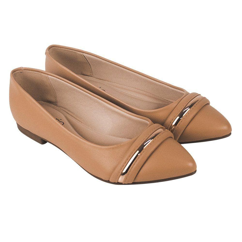Sapatilha Beira Rio Gold Feminina