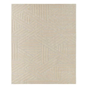 Tapete Realce Trama 3D Alto Relevo 200X300 2X3 Creme Marfim