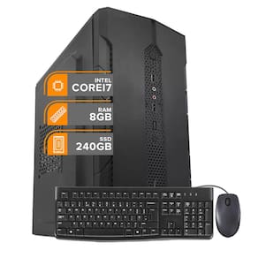 Computador PC Intel i7 6Ger 8Gb SSD240Gb Mou/Tec
