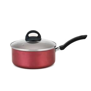 Panela Antiaderente Bege Tampa De Vidro N16 1,4 Litros