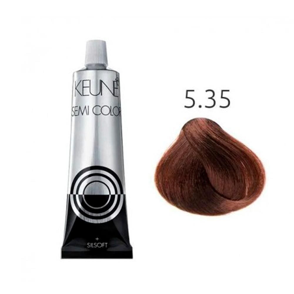 Tonalizante Castanho Claro Chocolate Semi Color 5.35 Keune 6